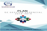PRESENTACION. · El Plan de Gestión, es la herramienta y marco de acción de la Gerencia de la E.S.E Hospital San José del Guaviare, para el periodo 2018-2019. En él se consolidan