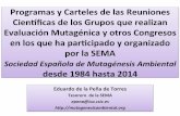 ProgramasyCartelesdelasReuniones ... · MRCIA 98 IX Reunión Científica de la SEMA MURCIA 1-3 de julio de 1998 Organizan: Dra. Isabel Burguete Toral. Universidad de Murcia Dr. Eduardo