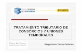 0323 Conferencia Consorcios y Uniones Temporales · 2013-05-25 · RETENCIONES EN LA FUENTE Son agentes de retención del impuesto sobre la renta (Art. 368 ET). En el IVA cuando sean