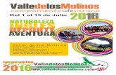 campamentosdeverano Del 1 al 15 de Julio 2016 · actividades de presentación / Granja escuela 2 Vía Verde valle de los Molinos / escalada y rappel 3 bosque vertical/ talleres papiroﬂexía,globoﬂexía,