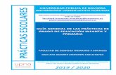 UNIVERSIDAD PÚBLICA DE NAVARRA NAFARROAKO … · 2020-02-26 · CARÁCTER: Prácticas externas MATERIA: Prácticas generalistas de iniciación, de mención e inserción escolar y