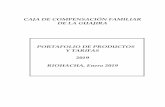 CAJA DE COMPENSACIÓN FAMILIAR DE LA GUAJIRA …€¦ · La Guajira, fija el valor de las tarifas de los servicios sociales prestados en los diferentes centros de la División Recreación