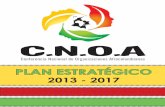 2013 - 2017 - Conferencia Nacional de Organizaciones … · 2020-05-29 · sentantes de las organizaciones de la CNOA. La elaboración de esta herramienta, forta-lece el ser y quehacer
