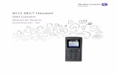 8212 DECT Handset - Alcatel-Lucent Enterprise...• La toma de alimentación de red debe estar próxima del cargador y de fácil acceso, para servir de dispositivo de interruptor eléctrico.