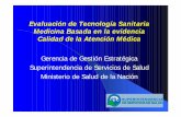 Evaluación de Tecnología Sanitaria Medicina Basada en la ...aesargentina.org/archivos/evaluacion/roa.pdf · Evaluación de Tecnología Sanitaria Medicina Basada en la evidencia