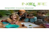 INQUIRE Course Manual - COnnecting REpositories · promover el aprendizaje basado en la indagación, transmitiendo, a su vez, este ... La mayoría de los Jardines Botánicos europeos
