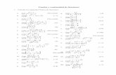 Límites y continuidad de funciones - WordPress.com · Límites y continuidad de funciones 1. Calcular los siguientes límites de funciones: a. (No existe) b. (- 4) c. (No existe)