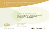 Documentos de Investigación 104 · Documentos de Investigación 104 Minería y conflictos en torno al control ambiental: la experiencia de monitoreos hídricos en la Argentina, el