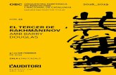 EL TERCER DE RAKHMÀNINOV - L'Auditori...2019/02/06  · El ballet Don Quixot de Robert Gerhard es divideix en cinc escenes, quatre interludis i un epíleg que narren diferents moments