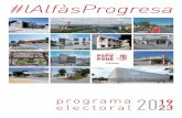 00 programa propuestas 2019 A4 - Vicente Arques · 2019-05-14 · Legislatura 2015 - 2019 CIUDAD INTEGRADORA Enfrentados a la realidad de ser una ciudad con tanta población de otras