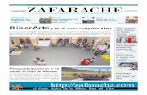 ZAFARACHE · Septiembre de 2013 El periódico de la Comarca Ribera Baja del Ebro Avda. de la Constitución 16, 50770 Quinto (Zaragoza) | Tel. 976 179 230 | Fax. 976 179 231 | E-mail: