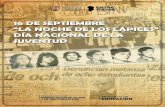 16 DE SEPTIEMBRE “LA NOCHE DE LOS LÁPICES” DÍA NACIONAL DE …€¦ · 16 DE SEPTIEMBRE “La Noche de los Lápices” Día Nacional de la Juventud El 16 de septiembre se conmemora