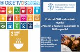 El reto del ODS2 en el contexto mundial: ¿Poner fin al ... · El reto del ODS2 en el contexto mundial: ¿Poner fin al hambre y malnutrición en 2030 es posible? Stéfanie De Buck.