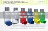 Análisis de los diferentes tipos de dispositivos de …...Análisis de los diferentes tipos de dispositivos de inhalación en EPOC Raúl de Simón Gutiérrez, Médico de Familia.