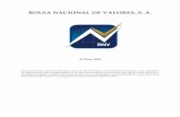 BOLSA NACIONAL DE VALORES, S...de la Junta Directiva de la Bolsa Nacional de Valores, adoptado en sesión # 03/2009, artículo 4, inciso 4.5, del 23 de abril del 2009 y por la Superintendencia