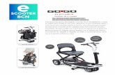 PLEGABLE - escooterbcn.com · PLEGABLE Scooter de 4 ruedas Listo para el transporte y fácil plegado, el scooter Go-Go ® plegable de 4 ruedas es perfecto para el estilo de vida activo.