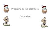 programa de lectoescritura vocales-0 - Fichas de trabajo ...aulasptmariareinaeskola.es/app/download/9099831/1... · Normas de uso La realización de estas fichas por parte del niño,
