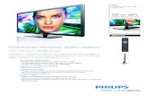 Posibilidades ilimitadas, diseño estético · 2013-03-06 · Full HD de 1080p televisión digital 40PFL4706 Posibilidades ilimitadas, diseño estético LED, inalámbrico, MediaConnect