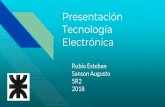 Presentación Tecnología Electrónica · Tecnología Electrónica Rubio Esteban Sanson Augusto 5R2 2018. Fuente conmutada STEP-DOWN basado en LM2576-5V. Criterios para el diseño