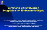 Seminario 73: Evaluación Ecográfica del Embarazo Múltiplecerpo.cl/_items/File_002_00552_004.pdf · 3. Bajoria R, Kingdom J. The case for routine determination of chorionicity and