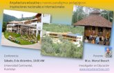 Arquitectura educativa & nuevos paradigmas pedagógicos: … · Sábado, 8 de diciembre, 10:00 AM M.sc. Marcel Boesch Universidad Continental, Investigador en Educación Huancayo