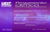 ISSN 23958162 Julio - Diciembre 2015 Año 3 Número3 Año 2 ... · This article aims the has as principal obje-ctive: the analysis, evaluation, and determination of the social and