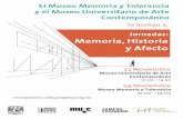 El Museo Memoria y Tolerancia y el Museo Universitario de ...migrantologos.mx/es/images/pdf/programa_memoria_historia.pdf · Fue Subdirector Técnico del Museo Nacional de las Culturas,