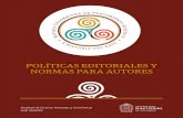 POLTICAS EDITORIALES NORMAS PARA ATORES · Revista Colombiana de Pensamiento Estético e Historia del Arte ... artística (plástica, audiovisual y musical) contemporánea, para establecer