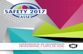 CONFERENCIA DE DESARROLLO PROFESIONAL Y EXPO DE ASSEsafety2017.assp.org/es/docs/Safety_2017_Spanish_Brochure.pdf · Horario exclusivo para visitar la Expo 1:00PM - 2:00PM S52 Diseño
