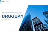 INCLUSIÓN FINANCIERA EN URUGUAY - BBVA …...INCLUSIÓN FINANCIERA EN URUGUAY DICIEMBRE 2016 Puestos en el ranking de Inclusión Financiera 70 77 88 4 31 36 43 71 122 57 105 98 106