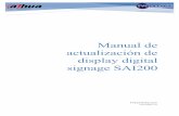Manual de actualización de display digital signage SAI200soporte.tvc.mx/Ingenieria/DAHUA/Manual/Digital... · En diciembre del 2018 se lanzó una nueva versión del sistema operativo