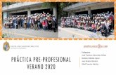 Juan Molina Ramírez VERANO 2020 · 1er.sem.2019 + CARGA ACADÉMICA 2do.se.2019 FORMULARIO + FICHA ACADÉMICA •Se envía en PDF al correo del alumno. •Orden de firmas: ALUMNO-EMPRESA-ESCUELA.
