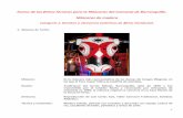 Textos de las fichas técnicas para la Máscaras del Carnaval de … · 2017-01-18 · 1 Textos de las fichas técnicas para la Máscaras del Carnaval de Barranquilla. Máscaras de