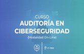 CURSO AUDITORÍA EN CIBERSEGURIDAD - Cybertrust · experiencia y conocimiento a todos los profesionales de habla hispana. 1. OBJETIVOS • Dominar el concepto de gobiernos corporativos