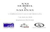 Reglamento Subida a Salinas 2018 - eaf-fva.neteaf-fva.net/2018/montaña/06 salinas/Reglamento... · REGLAMENTO PARTICULAR BARNE ARAUDIA Página 3 de 14 PROGRAMA - HORARIO Fecha Hora