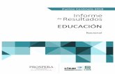 Informe Nacional Educación PC2018 VF · Económicas (CIDE), llevar a cabo el estudio Puntos Centinela 2018 en coordinación con los sectores, incluyendo la realización del levantamiento
