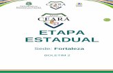 ETAPA ESTADUAL - Secretaria do Esporte · Check-in (entrada) – Futsal e Voleibol: 18h00min às 22h00min do dia 22 de Novembro (sexta) e 07h00min as 12h00min do dia 23 de Novembro