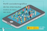 Perfil sociodemográfico de los internautas · 2020-06-24 · Uso de Internet por características sociodemográficas Situación laboral y nivel de estudios Porcentaje de internautas