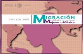México, 2018 - Unidad de Política Migratoria · Migración y Movilidad Internacional de Mujeres en México. Síntesis 2018 Unidad de Política Migratoria 11 Nota: Las cifras se