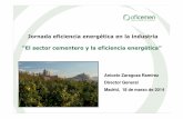 El sector cementero y la eficiencia energéticacontenidos.ceoe.es/resources/image/presentacion_oficemen...La industria cementera española es la más eficiente eléctricamente, pero