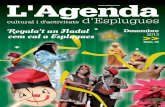 L'Agenda - Esplugues · MENÚ MIGDIA: 12,95 € (de dil a div) ... desembre 2013 - L'Agenda 5 ALIMENTS BIOLÒGICS · COMPLEMENTS DIETÈTICS · LLIBRES HERBES REMEÏERES · BIO-COSMÈTICA