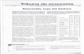 Tribunadeeconomía - WordPress.com...Tribunadeeconomía N.O 10 Diarioindependiente deinformación económica 1,00 Bienvenida, Copadel América GINEBRA(Reuters). «Vamos a hacer Lamejor