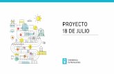 Presentación 18 de Julio 2017€¦ · Se optimiza el transporte público en 18 de Julio: · Disminuyendo líneas. · Mejorando los tiempos de abordaje en las paradas. · Aumentando