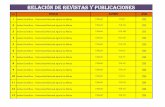 RELACIÓN DE REVISTAS Y PUBLICACIONES · 14 Anales Científicos - Universidad Nacional Agraria La Molina UNALM vol LVI 2003 15 Infraestructura nacional de la calidad - las barreras