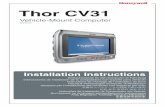 Thor CV31 Vehicle-Mount Computer Installation Instructions · computadora Thor CV31 con soporte para vehículo Para instalar la Thor CV31, es necesario: 1 Suministrar energía a la
