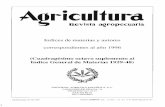 Agricultura revista agropecuaria, ISSN: 0002-1334€¦ · Olivares en regadfo, por M. Pastor Muñoz-Cobo, M.M. Saavedra y J. Castro ..... 359 Olivicultura y producción de aceite