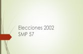 Elecciones 2002 SMP 57 - Poder Ciudadano YA · Elecciones 2010 SMP 57. Datos de Población para diputaciones a la Asamblea Legislativa, por provincia Provincia Juntas Electorado Votos