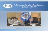 MEMORIA DE - PARLACEN · 9 Memoria de Labores 2016 - 2017 los factores necesarios para potenciar ese desarrollo, en la región 5 millones y medio de los cerca de 9.2 millones de jóvenes