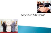 Msc Cristina Lia 1 · Comprender el Concepto y significado de la negociación. Comprender los tipos de negociación. Explicar los dilemas y defectos de un negociador. Aplicar las