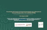 Presentación de PowerPoint€¦ · Presentación del Proyecto de Protocolo Homologado para la Búsqueda de Personas Desaparecidas y No Localizadas (PPHB) ... juicios de amparo contra